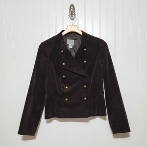 Vintage Philippe Adec velvet military style jacket